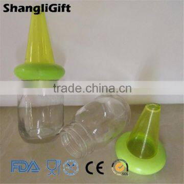 50ml 90ml Clear Food Grade Glass Spice Jar Sauce Bottle Oil Bottle With Lid photo-6