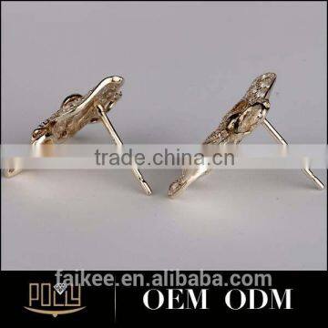 Newest Design Fashion Round Cz Barbel Earring photo-4