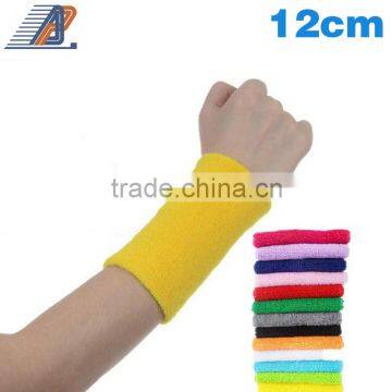 12 cm Sport Colorful Cotton Wrist Support Wristband Exercise Wrist Band Wrister For Sport