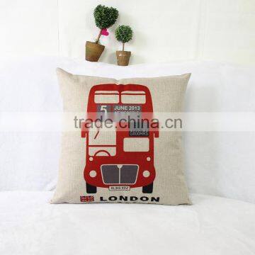 New Design Printed Linen Cloth Pillow Cover Cushion Case photo-6