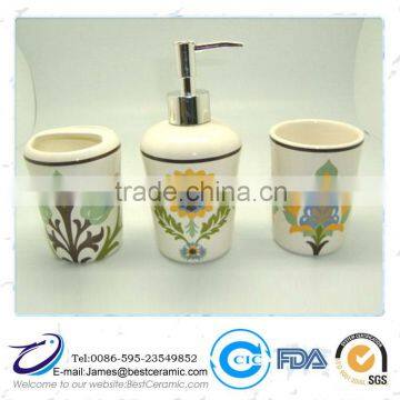 Pupular Dolomite Ceramic Bathroom Sets