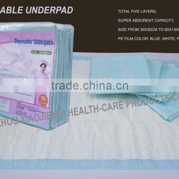 Disposable underpad, Bed Sheet, incontience under pad