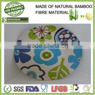 pretty flowers prints bamboo fiber lunch and dinner plates,hot dishes