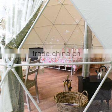 Glamping Geometric Dome Big Steel Event Dome Tent Marquee Tent Pagoda Event Fabric Tent Winter Tent With Factory Price photo-4