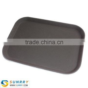 Top quality anti-skid food serving non-skid tray and tray anti-slip for PP/Fiber glass/Rubber (SY-FFT22B SUNRRY)