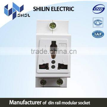 SBTA1 AC30 din rail modular socket three pole and 10 amp of multiple function type