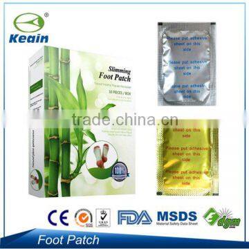 2013 hot sale slimming detox foot patch improve sleep