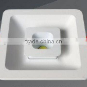 China supplier IP40 2 years warranty subsection panel light inter 10w + outer 5w