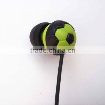 2015 New Cheap Reliable Quality Mini Cute Football Shape Earphones for MP3/ Computer/ Cellphone for Kids Study photo-3