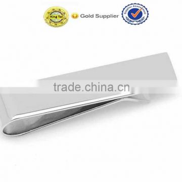 new manufacture promotional cheap high quality custom blank silver tie clip