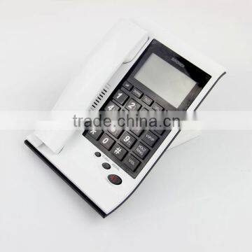 New arrival thin white color telephone set with a stand