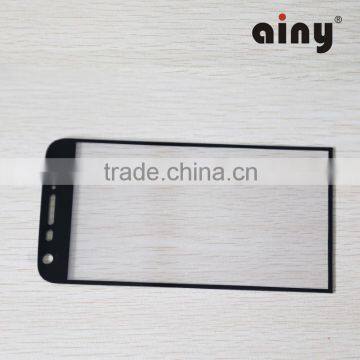 2016 New product Silkprint 3D tempered glass screen protector for LG G5 Black 0.33mm
