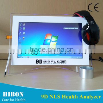 9D NLS Health Analyzer Radionic Homeopathic Czech 3D/9D/8D Nls Touch Screen Health Lris Analyzer