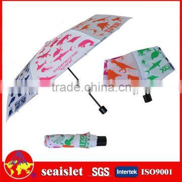 color changing printing umbrella,foldable rain umbrella,ladies fold umbrella