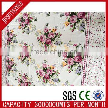 Changxing Factory Direct Sell Thousand Flower Designs Poly Micro Brushed Plain Printed Pattern Fabric for Patchwork Quilt photo-5
