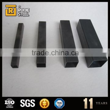 building materials bs1387 class b galvanized steel pipe black annealed iron square tube made in China