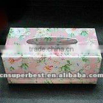 Mini acrylic tissue box with elegant style