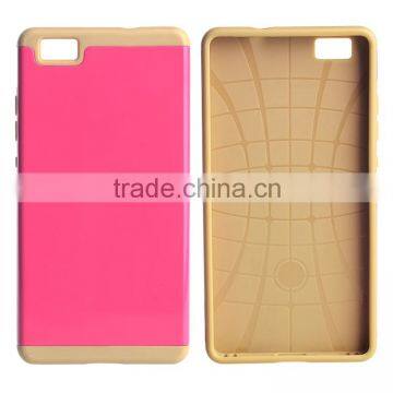 PC + TPU 2 in 1 Smart Phone Case Cover for Huawei P8