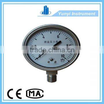 Capsule pressure gauge