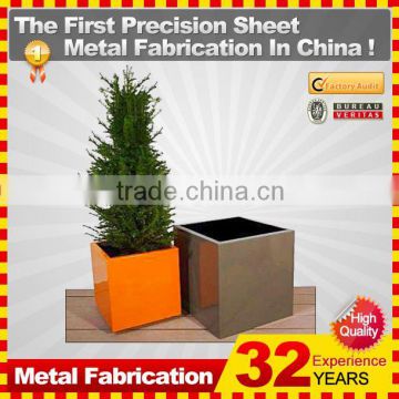 Kindle 2014 New polychrome galvanized oblong stainless steel square flower box