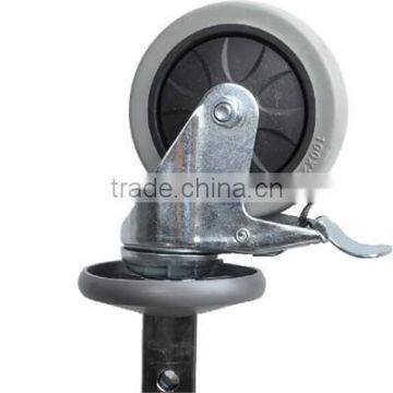 2 Tier Metal Folding Kitchen Island Trolley Storage Dining Food Cart photo-4