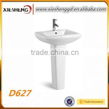 Sanitary Waer Ceramic Hand Wash Pedestal Basin For Bathroom