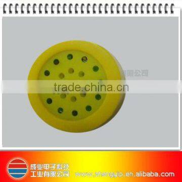 small round music box with pre-recorded sound