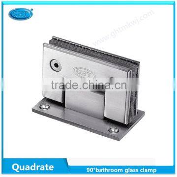 Wholesale Price High Quality Square Straight Edge 90 Degree Glass Door Fitting