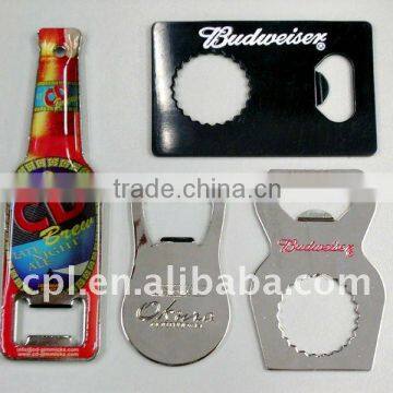 OEM promotional gift metal flat Bottle opener