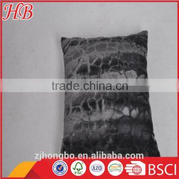 Blsck Brushed PV Fleece Cushion, Fashional PV Fleece Cushion With Zipper, PV Fleece Cushion Manufacturer