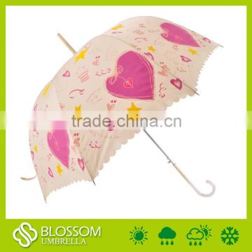 Cute parasol lace wedding umbrella