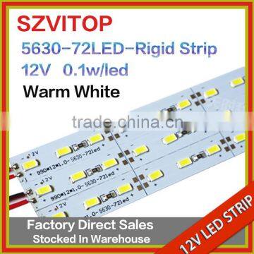 SV 12V LED STRIP Super Bright 5630 72LEDs Rigid Strip Light White