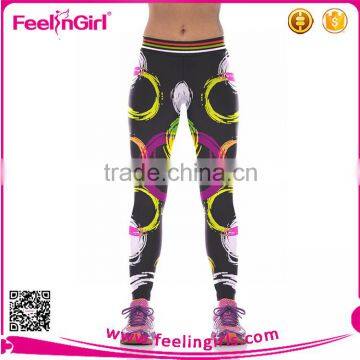 Ladies Stretchy Sports Wear Custom Fitness Leggings photo-2