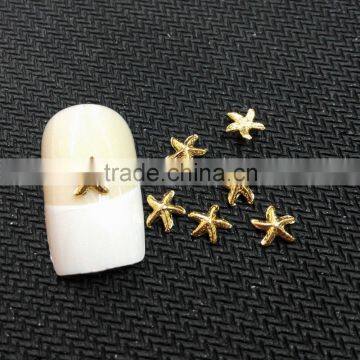 3D sea star alloy nail art decoration