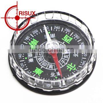 hot selling 20mm round plastic mini compass