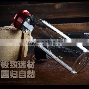 Crystal Glass Rider Glass With Cover Seal Creative Portable Car Cup of Hot Tea Cup photo-3