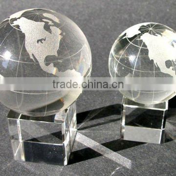 personalized gifts earth crystal ball wedding gift