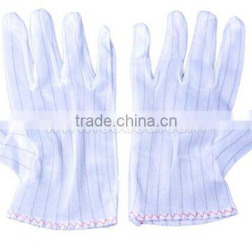 ESD Anti-static Strip Gloves High quality Polyester Gloves