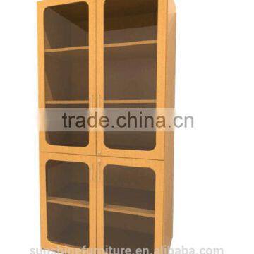 top sale cheap wood combination large storage vertical filing cabinet ,combination lock filing cabinet for office or home use