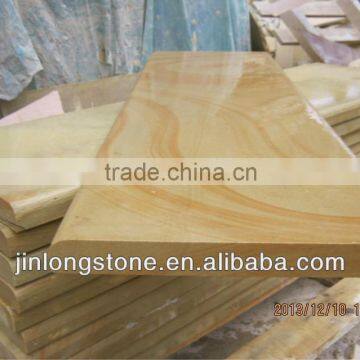 Yellow Sandstone Landscape Polished