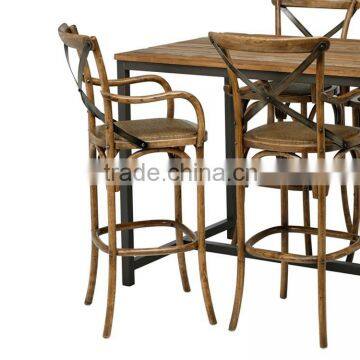 2016 Metal Antiquity KD Style Bar Stool Garden Stool