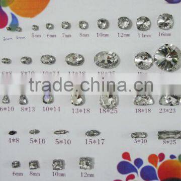 Lead Free Nickle Free Apex Acrylic Brass Claw Stone