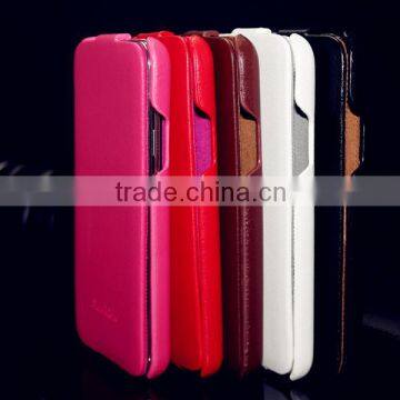 2014 hot selling flip leather case for samsung galaxy s5 flip case, mobile phone flip case