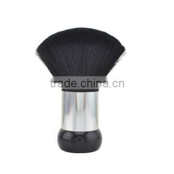 Black Nylon Hair Plastic Handle Kabuki Brush In Powder / Blush Makeup