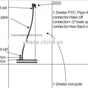 PVC Agriculture Irrigation Hose With Connector