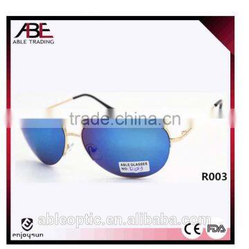 2016 style unisex uv400 mirror lens metal sunglasses cheap eyewear with 10 pieces MOQ                        
                                                                                Supplier's Choice