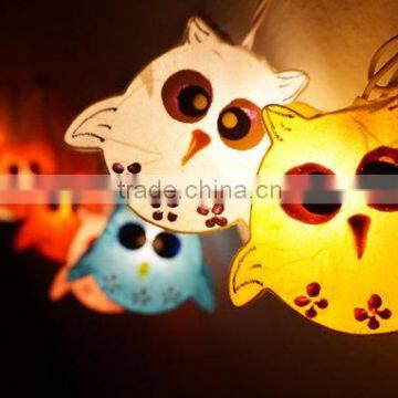 Flashing Cute Outdoor Solar Powered Led String Lights With Animal Shape