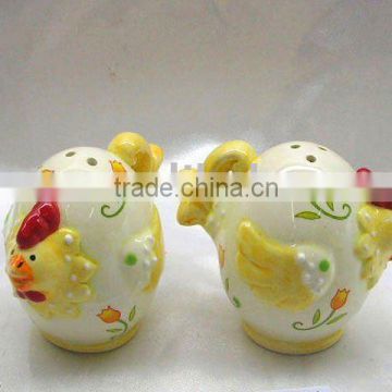 ceramic easter chicken ceramic salt pepper shaker