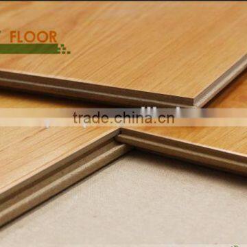 Professional click lock wood plastic laminate flooring made in china