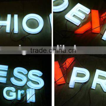 Wholelit Acrylic Advertising LED Channel Letter